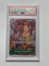 One Piece PSA 10 Promo EUSTASS "CAPTAIN" KID OP07 Prerelease winner  - 2024 ENG