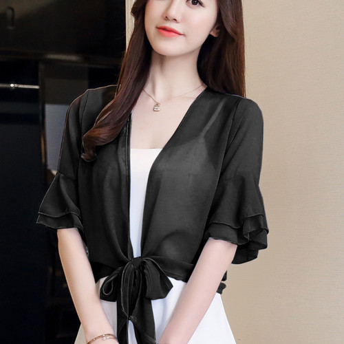 Donna chiffon rete coprispalle - donna,