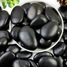 Rocce fiume nere lucide - fiume,