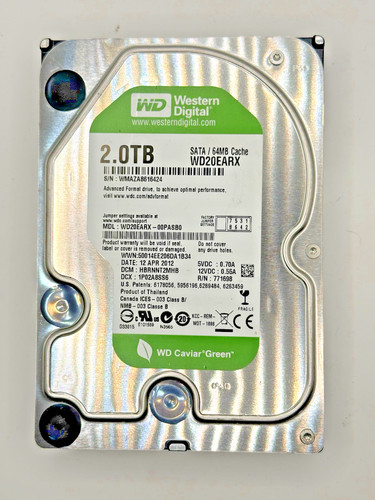 Caviar green 2tb - 2tb, 3,5"