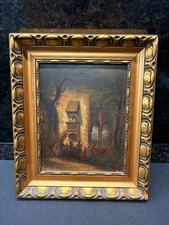 Quadro antico scena religiosa