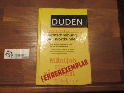 Schülerduden rechtschreibung - schülerduden,,