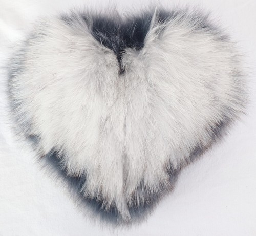 Pelliccia cuore cuscino volpe - pelliccia,
