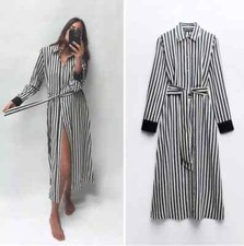 Zara a Righe Midi Camicia