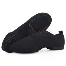 Da Uomo Tela Danza Scarpe Ballo Latino Valzer Tango Salsa Tacco Basso Morbido