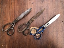 Set 3 Forbici Da Sarto Vintage