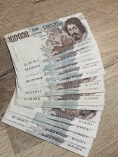 100 000 lire caravaggio tipo - 100.000,