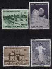 VATICANO 1964 VIAGGIO DI PAOLO VI IN INDIA SERIE CPL MNH**