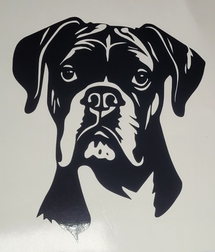 Adesivo boxer cane - 1x,