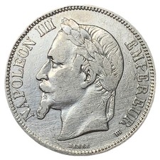 5 FRANCHI 1869 - NAPOLEONE III