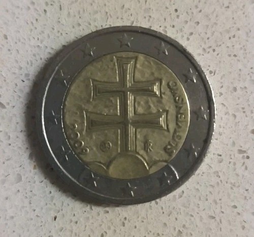 Moneta euro slovenia - moneta, 2