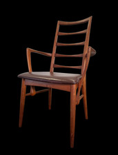 1 sedia / sedia da pranzo Niels Koefoed per Hornslet / danese