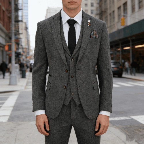 Tuta uomo classica pezzi - uomo, 3