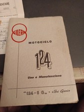 Gilera 124 6 Giorni 1965 manuale uso manutenzione libretto istruzioni originale