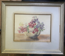 Acquerello Fiori IN Vaso Stile