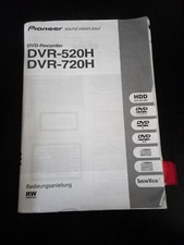 ISTRUZIONI / MANUALE ORIGINALE PIONEER RECORDER DVDR-520H/DVR-720H