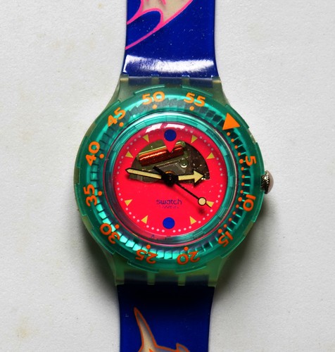 Swatch happy fish sdn101 scuba - happy,