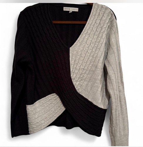 Maglione maglia cavo scollo - , a
