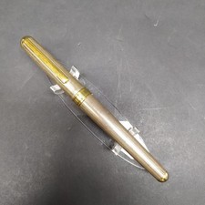 Penna stilografica fusto in argento 925 dettagli dorati anni 70 usata