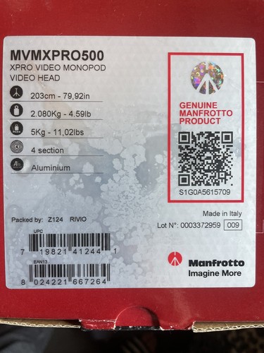 Manfrotto monopiede con base - manfrotto,
