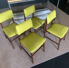 SET 4 SEDIE IN LEGNO DESIGN ANNI ’60 VINTAGE MODERNARIATO