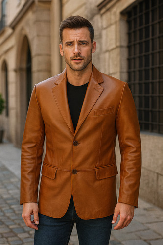 Blazer cappotto uomo vera