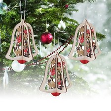  3 Pezzi Decorazioni Natalizie