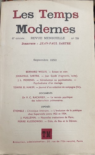 Jean paul sartre les temps - sartre,