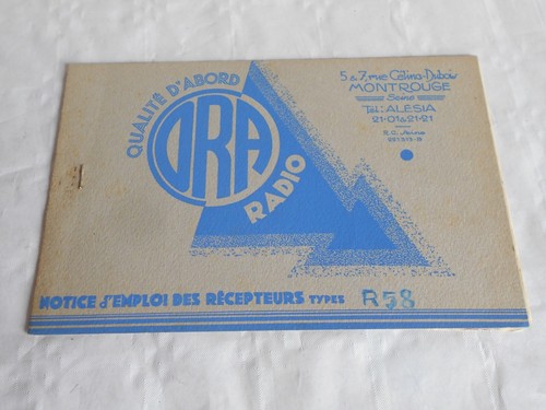 Vintage radio instructions - radio,