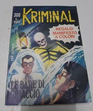 Kriminal  ediz. Corno n. 300 del 1971 POSTER ottimo +  Originale  da Reso