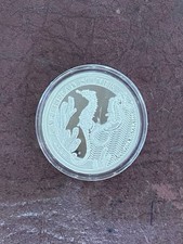 1 Dollaro Argento Barbados 1oz 2022 Caribbean Silver Seahorse Cavalluccio Marino