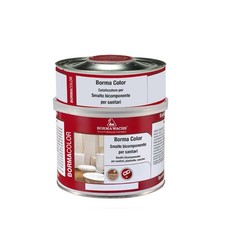 SMALTO BORMA WACHS CERAMICO BICOMPONENTE BIANCO ML.750 PER SANITARI E VASCHE