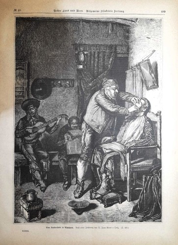 Stampa antica negozio - antica,