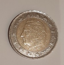 Moneta belgio euro 2000 - moneta,