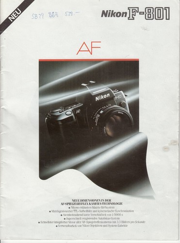 Nikon 801 af - f, -801