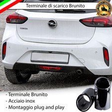 TERMINALE SCARICO NERO BRUNITO