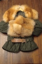 Elegante giacca Moncler donna colore verde militare