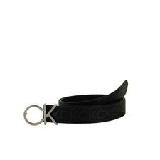 Calvin Klein Cintura da Donna con logo Ck Monogram Nera