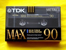 1x TDK MA-X 90 nastro