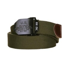 Cintura militare con fibbia in