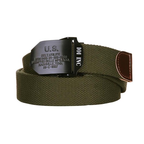 Cintura militare con fibbia - , in