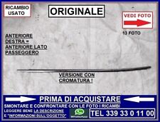 MODANATURA GUARNIZIONE CROMATA ESTERNA PORTIERA ANTERIORE DESTRA RENAULT CLIO 4