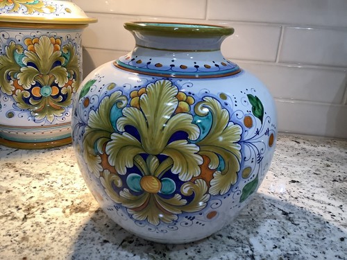 Vaso ceramica dipinto - vaso, a