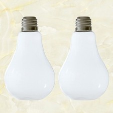  2 Pezzi Lampadina Vetro