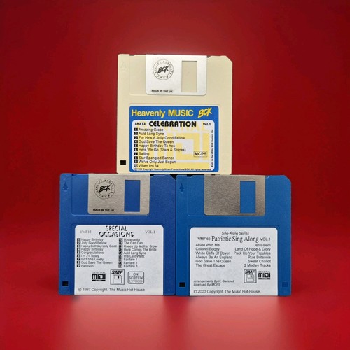 Floppy disk vintage backing