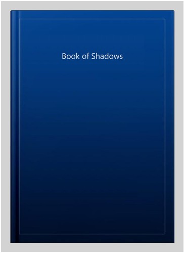 Book shadows hardcover by - shadows,,