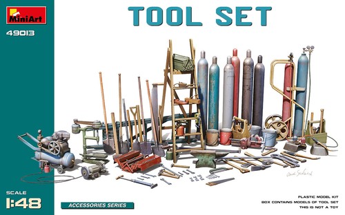 Tool set attrezzi plastic - set, 1:48