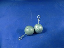 2 Piombi da pesca a sfera