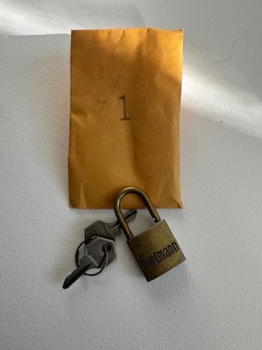 Lucchetto per bagagli vintage