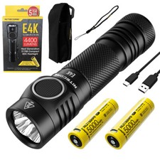 Torcia NITECORE E4K EDC 4x CREE XP-L2 V6 4000 lumen con EXTRA NL2150HPR  